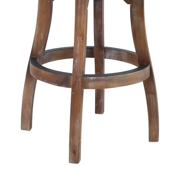 Raleigh Armless Swivel Bar and Counter Height Stool