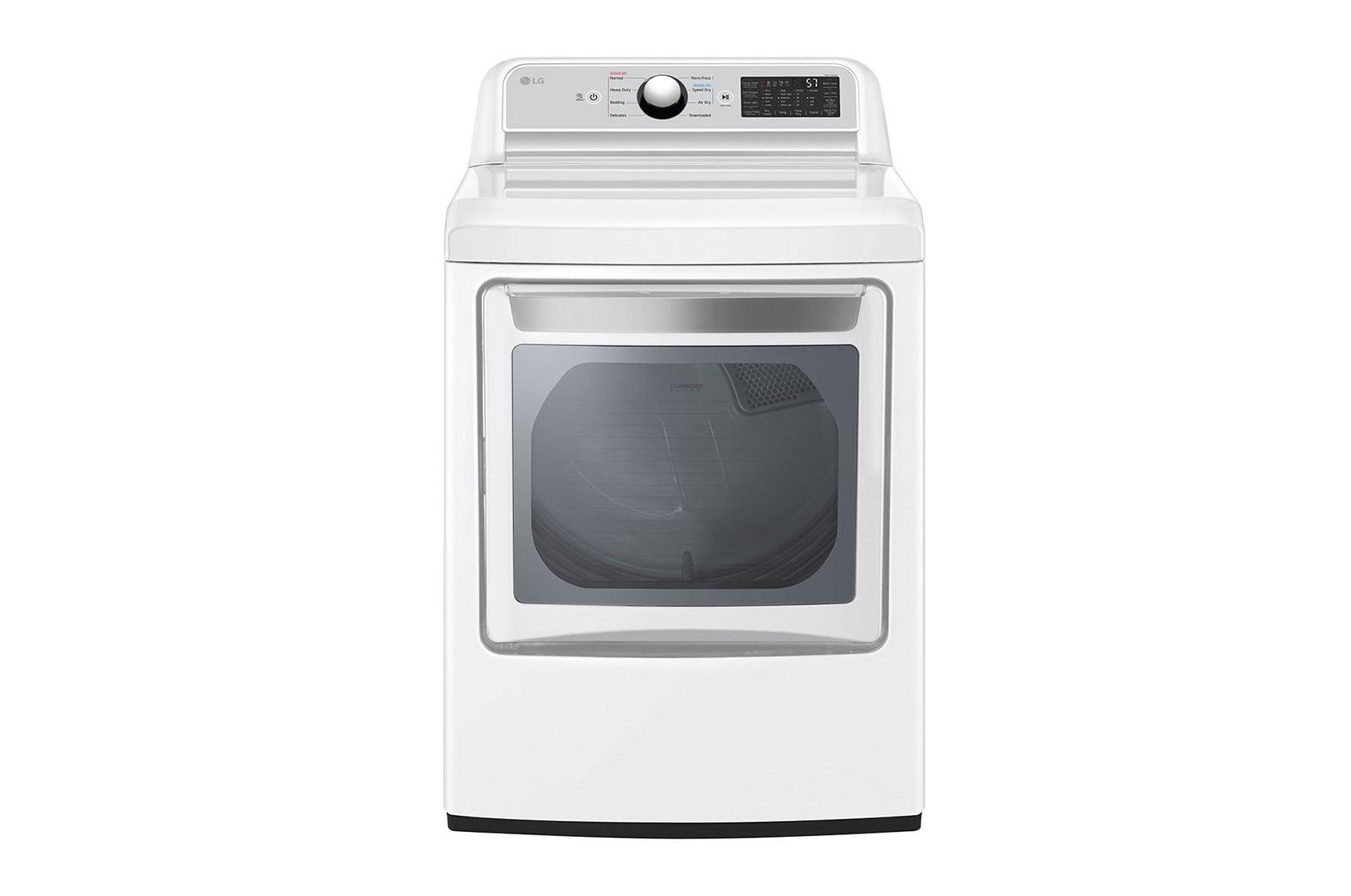 Lg DLE7400WE 7.3 Cu. Ft. Ultra Large Capacity Smart Wi-Fi Enabled Rear Control Electric Dryer With Easyload™ Door