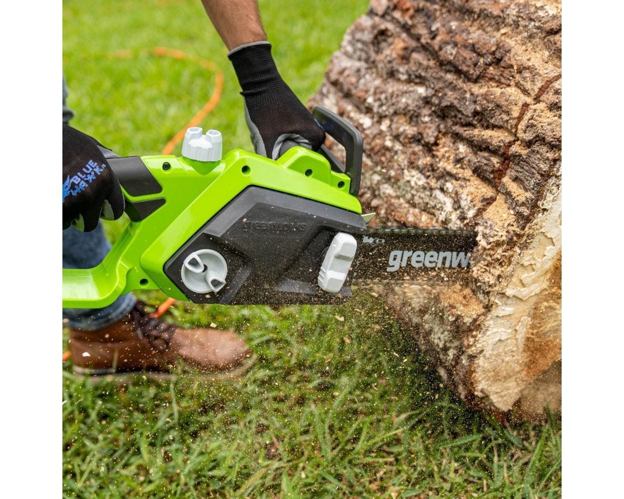 12 Amp Corded 16-Inch Chainsaw | Greenworks Tools