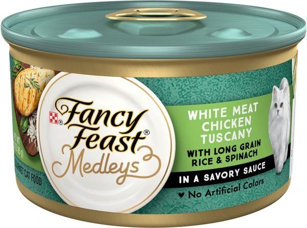 Fancy Feast Elegant Medleys White Meat Chicken Tuscany Canned Cat Food