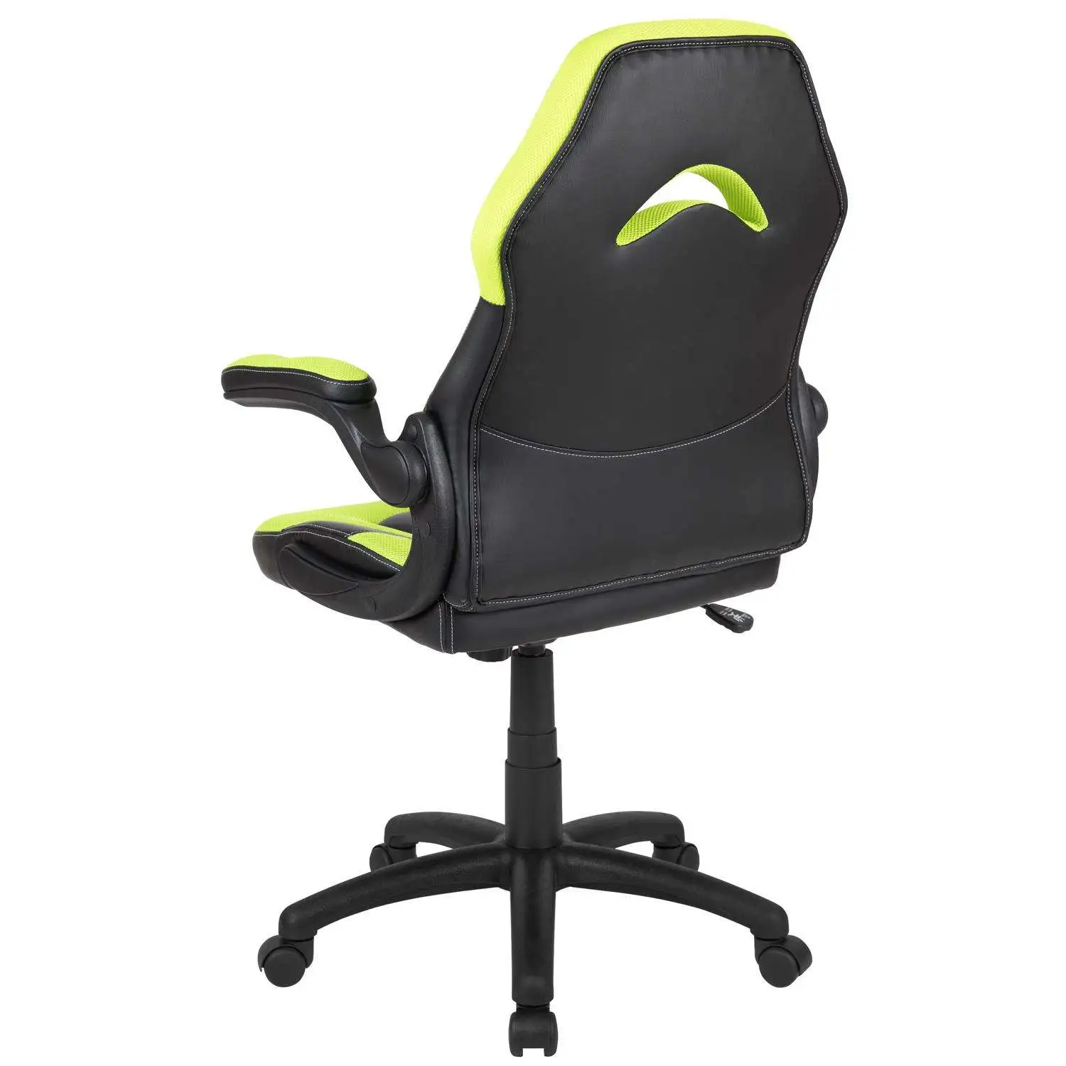 X10 Green Leather/Mesh Office Chair