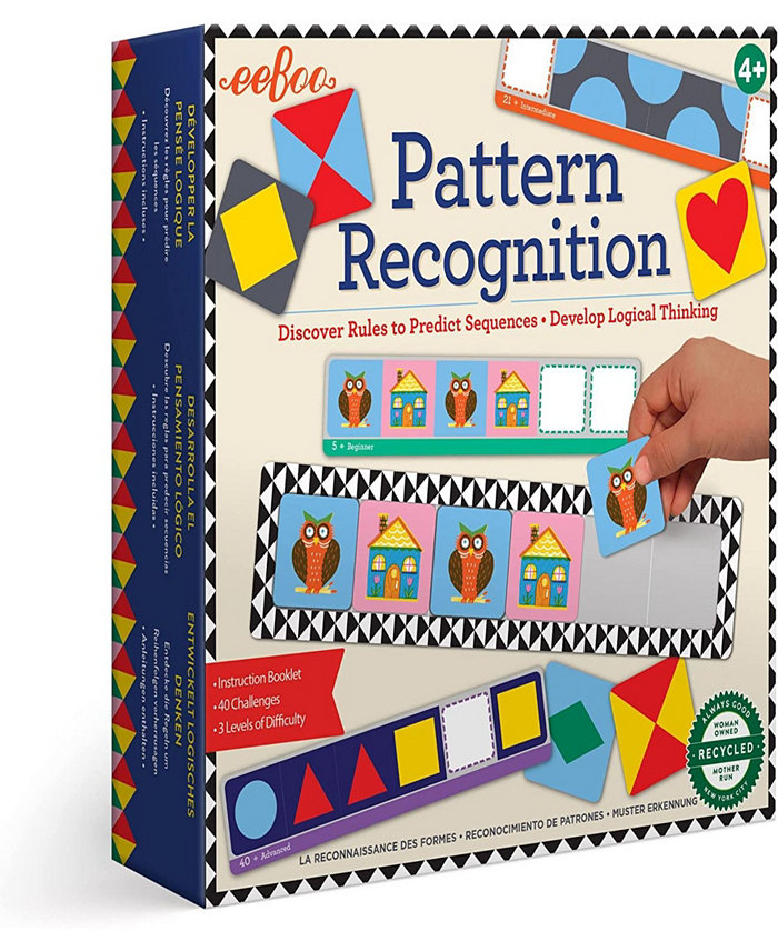 Eeboo Pattern Recognition Game Set  102 Piece