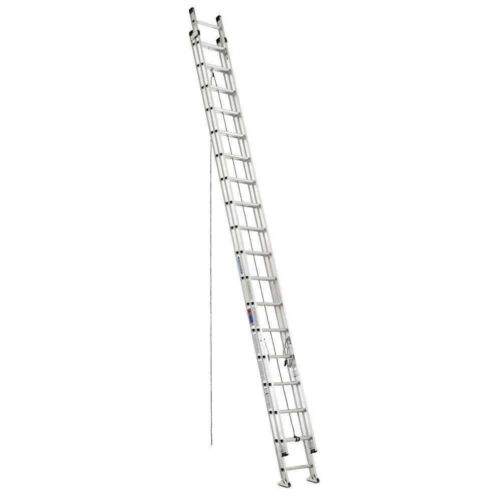 Werner 36 ft. Aluminum D-Rung Extension Ladder with 300 lb. Load Capacity Type IA Duty Rating D1536-2