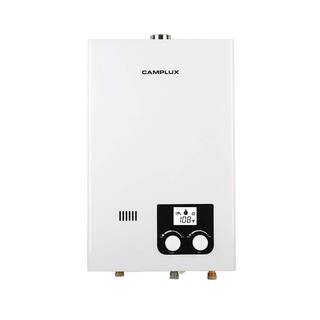 CAMPLUX ENJOY OUTDOOR LIFE Camplux 10L 2.64 GPM Residential High Capacity Color Screen Liquid Propane Gas Tankless Water Heater CM264-N1