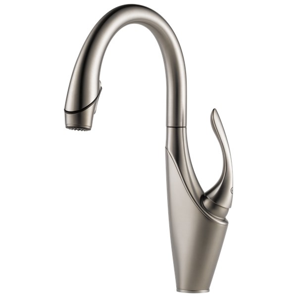 Vuelo Single Handle Pull-Down Kitchen Faucet - Stainless