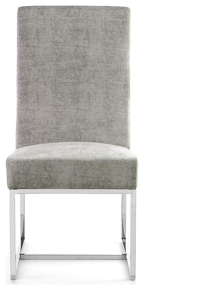 Manhattan Comfort Element Velvet Dining Chair   Contemporary   Dining Chairs   by Manhattan Comfort  Houzz