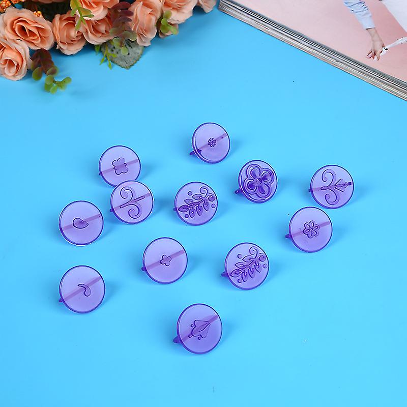 14pcs Printed Embossed Baking Mold Set - 14pcs/set