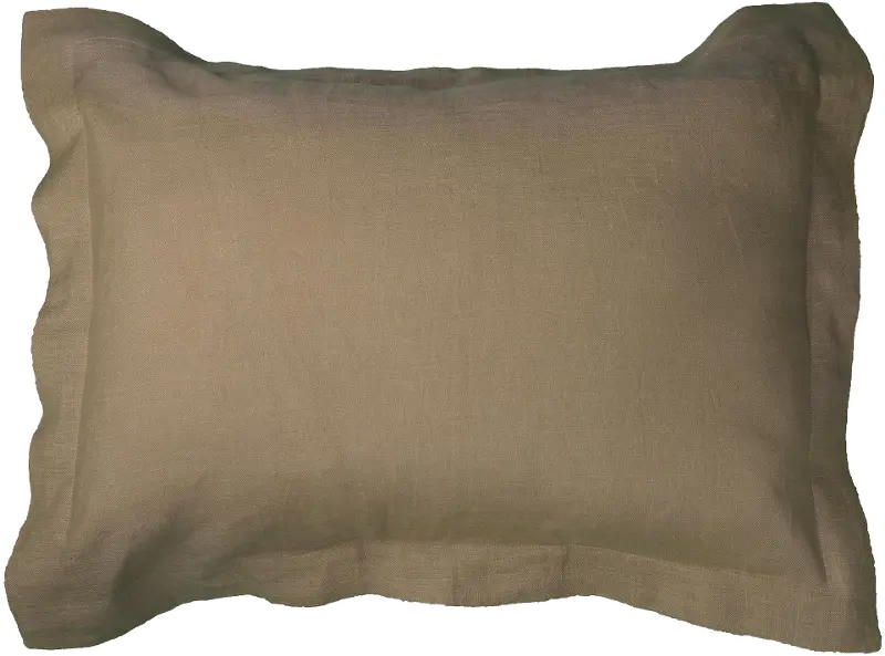 Khaki King Sham Covington Bedding Collection