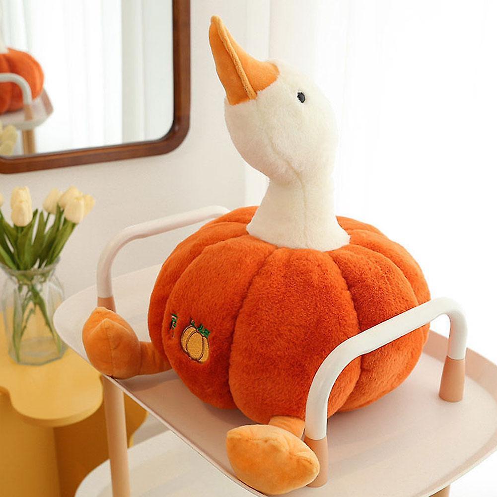 Halloween Doll Duck Pumpkin White Goose Throw Pillow Toy Sofa Plush Bed Big New