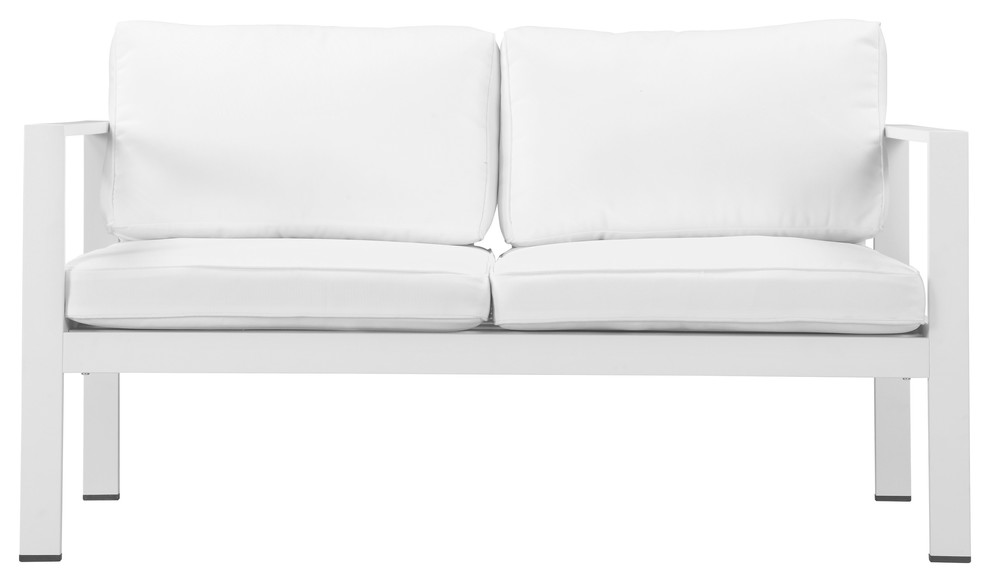 Karen Sofa  Taupe   Contemporary   Outdoor Sofas   by Pangea Home  Houzz