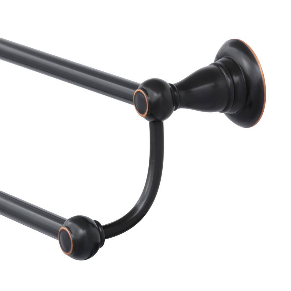 Delta Porter 24 in. Double Towel Bar in Oil Rubbed Bronze 78425-ORB