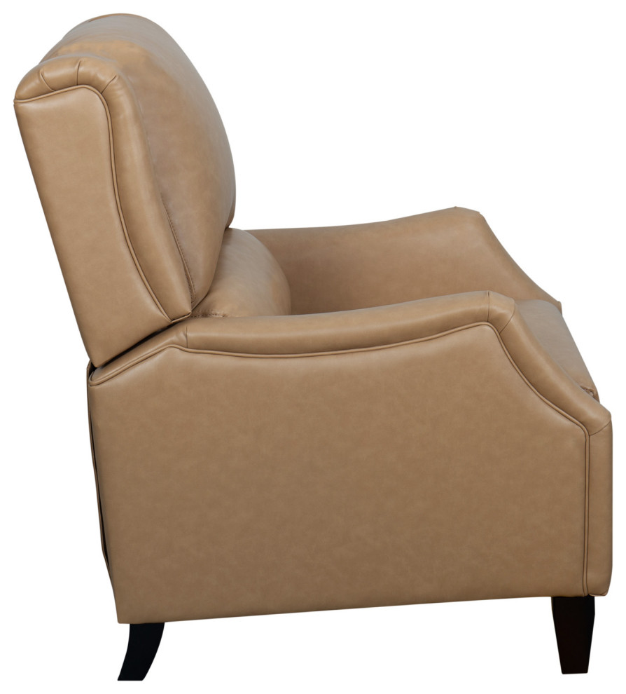 Warren Faux Leather Pushback Recliner   Transitional   Recliner Chairs   by Abbyson Living  Houzz