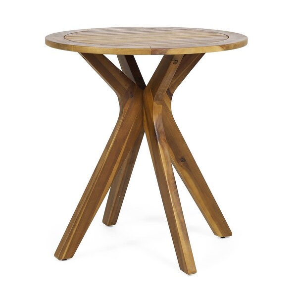 Acacia Wood Outdoor Bistro Table