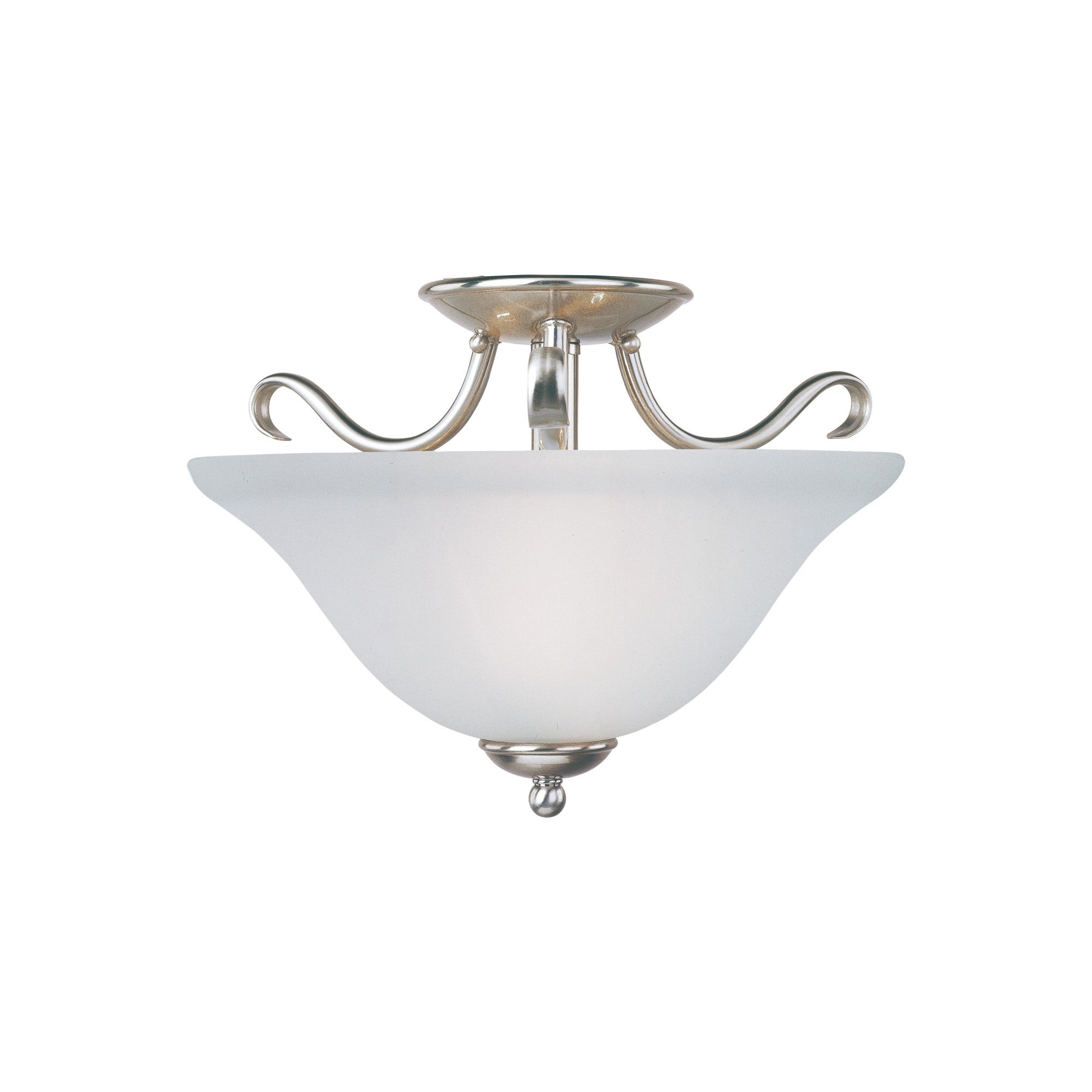 Maxim Basix 2 Light 14 Wide Semi-Flush Bowl Ceiling Fixture