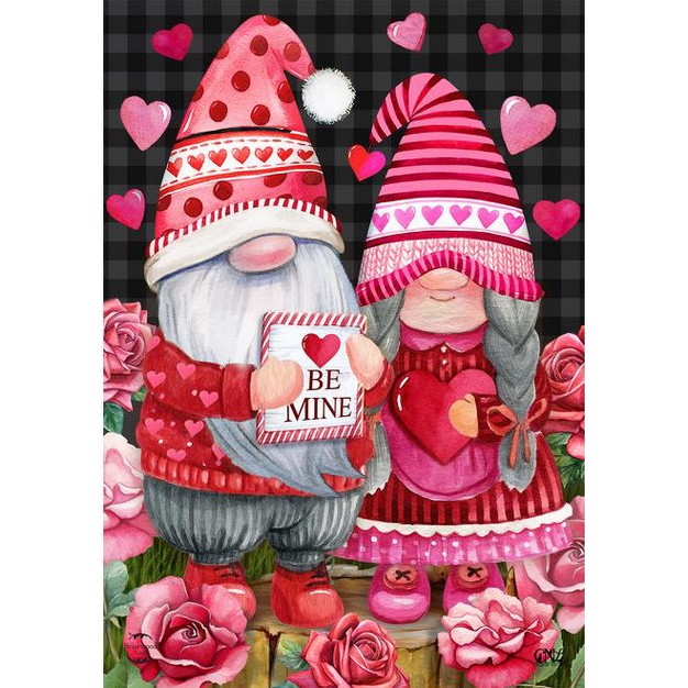 Briarwood Lane Valentine x27 s Gnomes Garden Flag Holiday Humor Heart