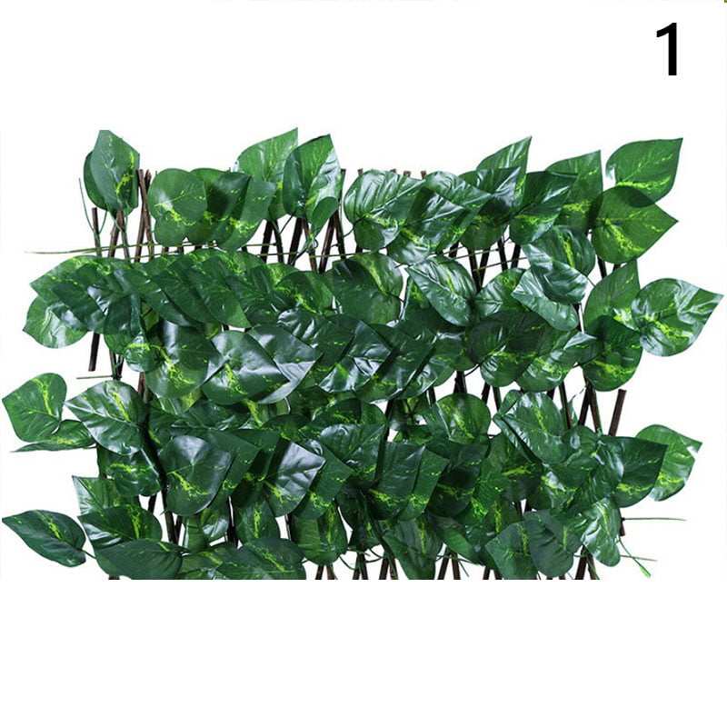 JETTINGBUY 1PC N9 Artificial Faux Ivy Leaf Privacy Fence Screen Home Garden Panels Outdoor Hedge