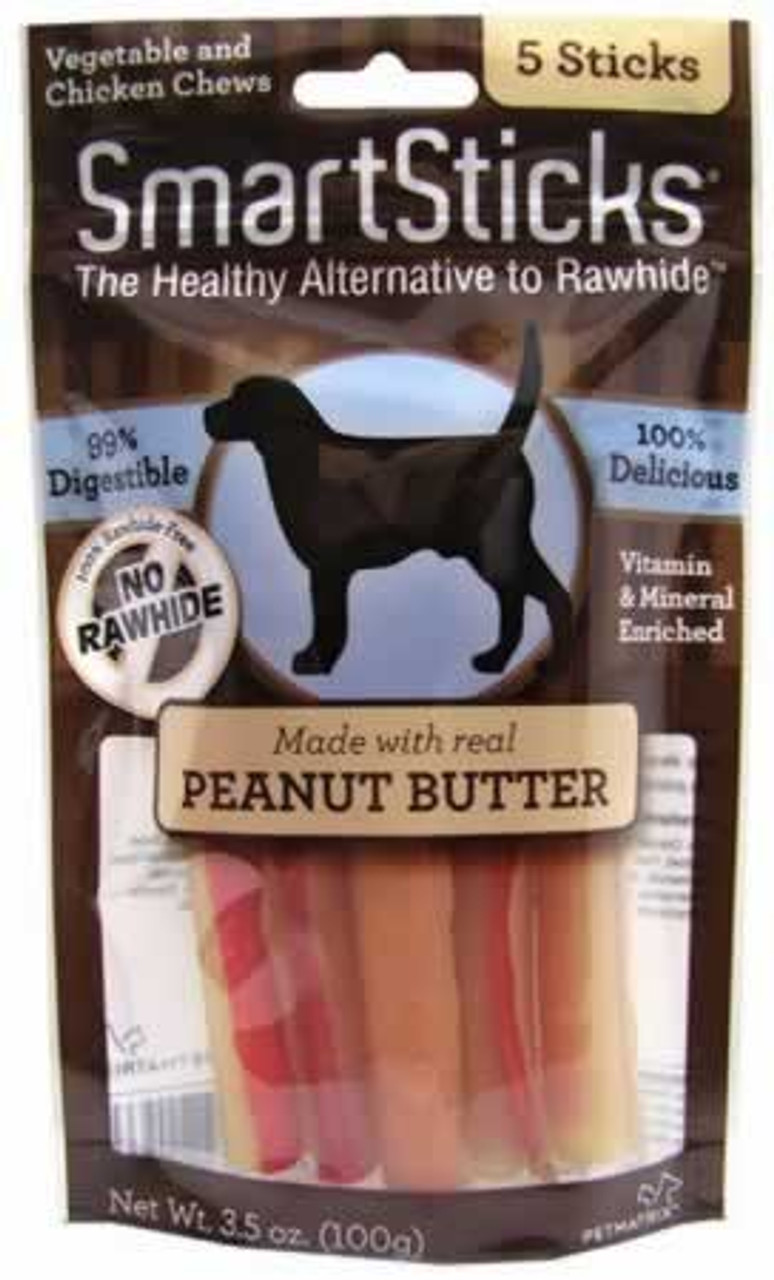 SmartBones SmartSticks Peanut Butter Dog Chews