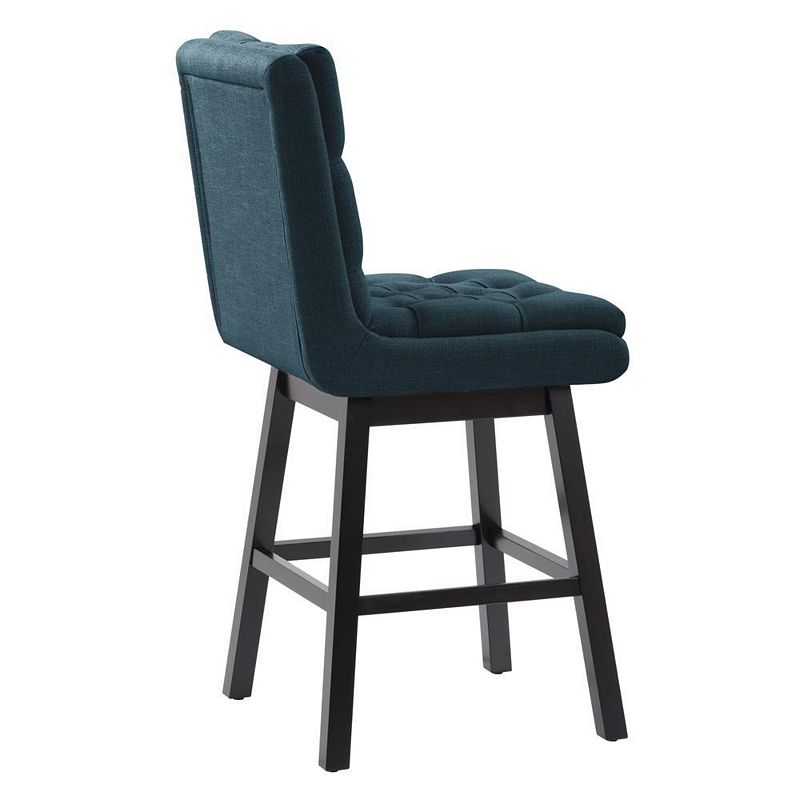 CorLiving Boston Tufted Fabric Barstool Set of 2