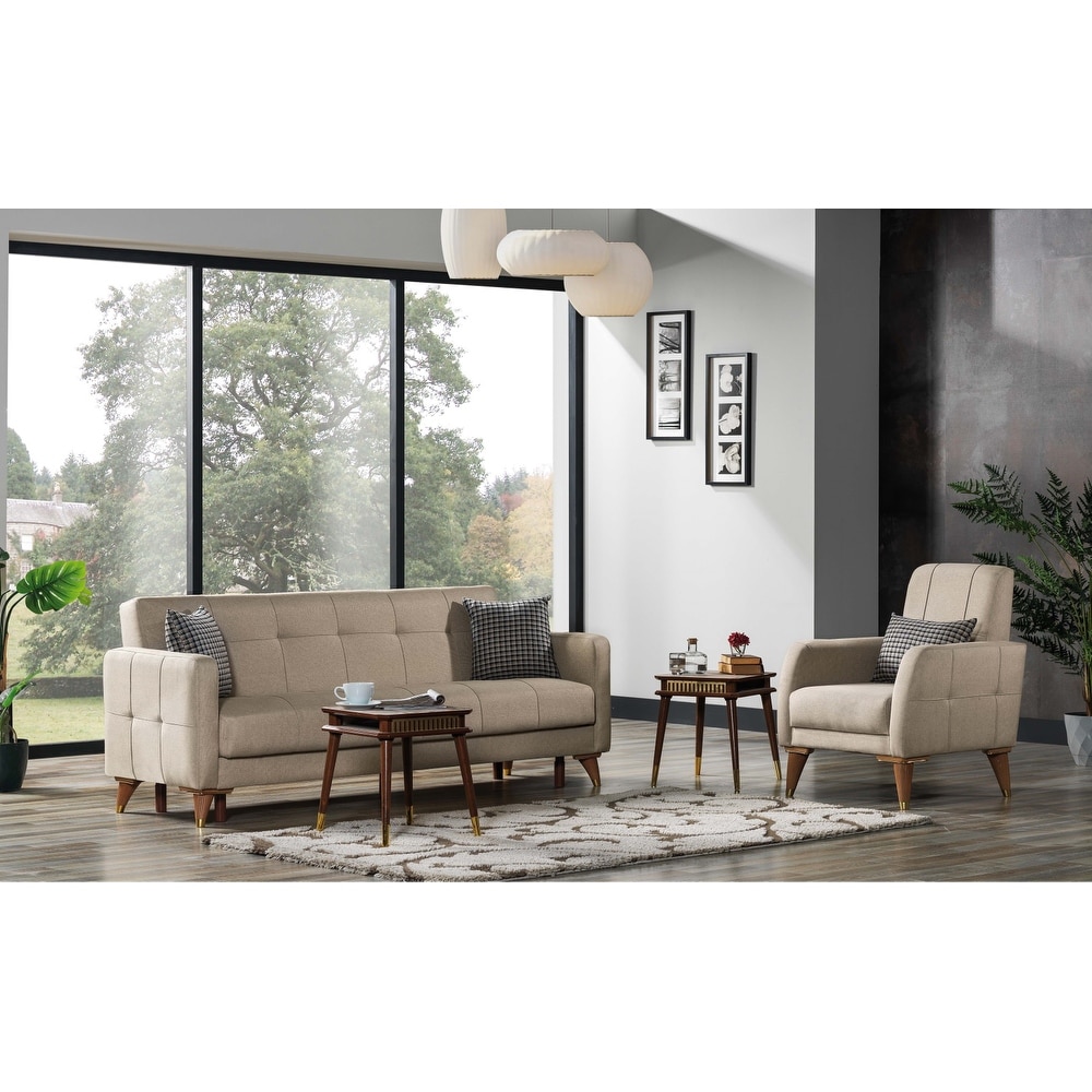 Yonk 1 Sofa And 1 Chair Living Room Set