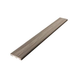 Fiberon ArmorGuard 1516 in. x 5-14 in. x 16 ft. Aspen Gray Grooved Edge Capped Composite Decking Board BRDAGG ASP 16