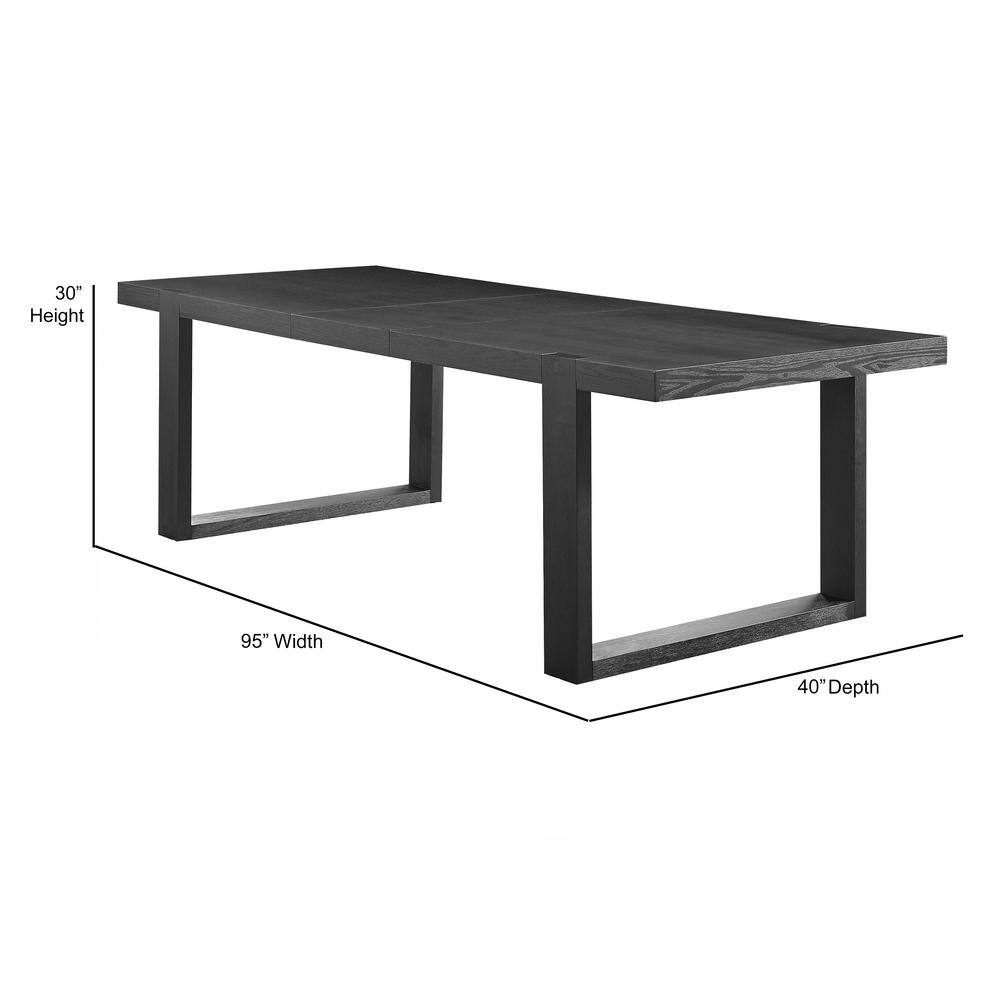 Steve Silver Yves Charcoal Dining Table YS500T