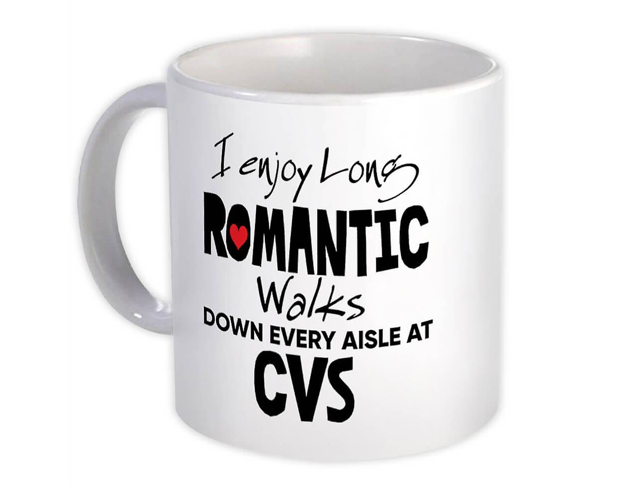 Gift Mug: I Enjoy Romantic Walks at CVS Valentines