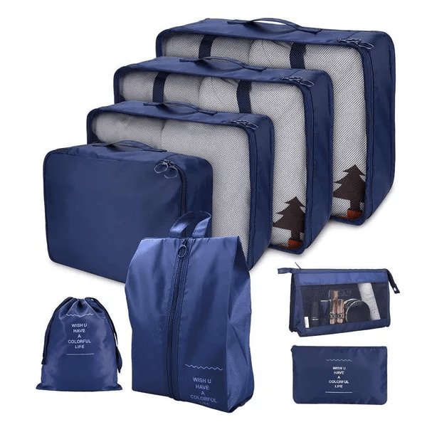 Travel Packing Organiser Cubes (8 Pieces) 🧳