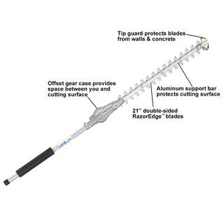 ECHO 21 in. Hedge Trimmer Attachment for ECHO Pro Attachment Series Gas or Battery PAS Power Head 99944200486