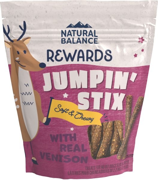 Natural Balance Rewards Jumpin' Stix With Real Venison Dog Treats