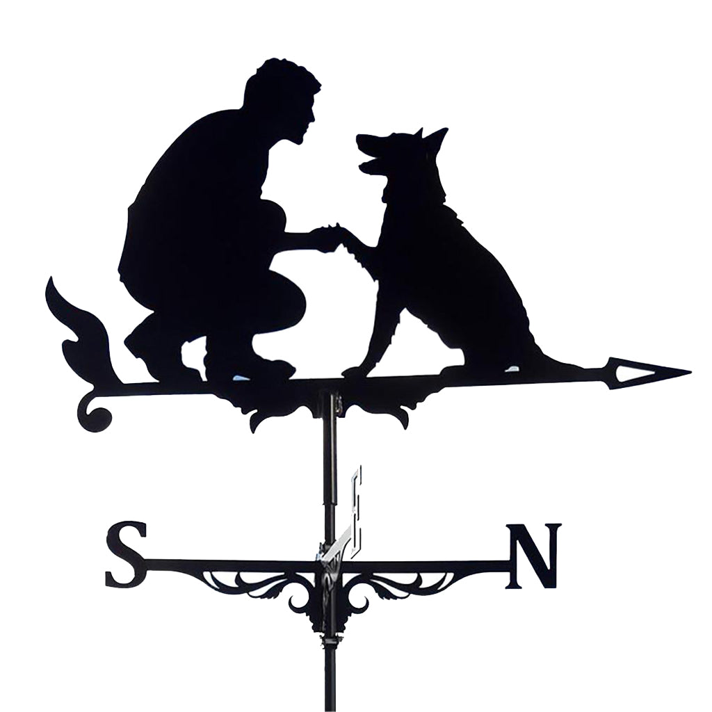 Roof Weather Vane， Traditional Drawing Iron Weather Vane， Roof Decoration Drinking Garden， Multifunctional Weather Vane， ， Pavilion - Man