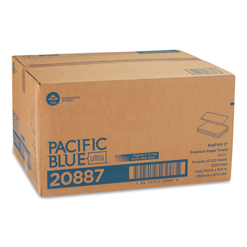 Georgia Pacific Pacific Blue Ultra Folded Paper Towels | 10 1