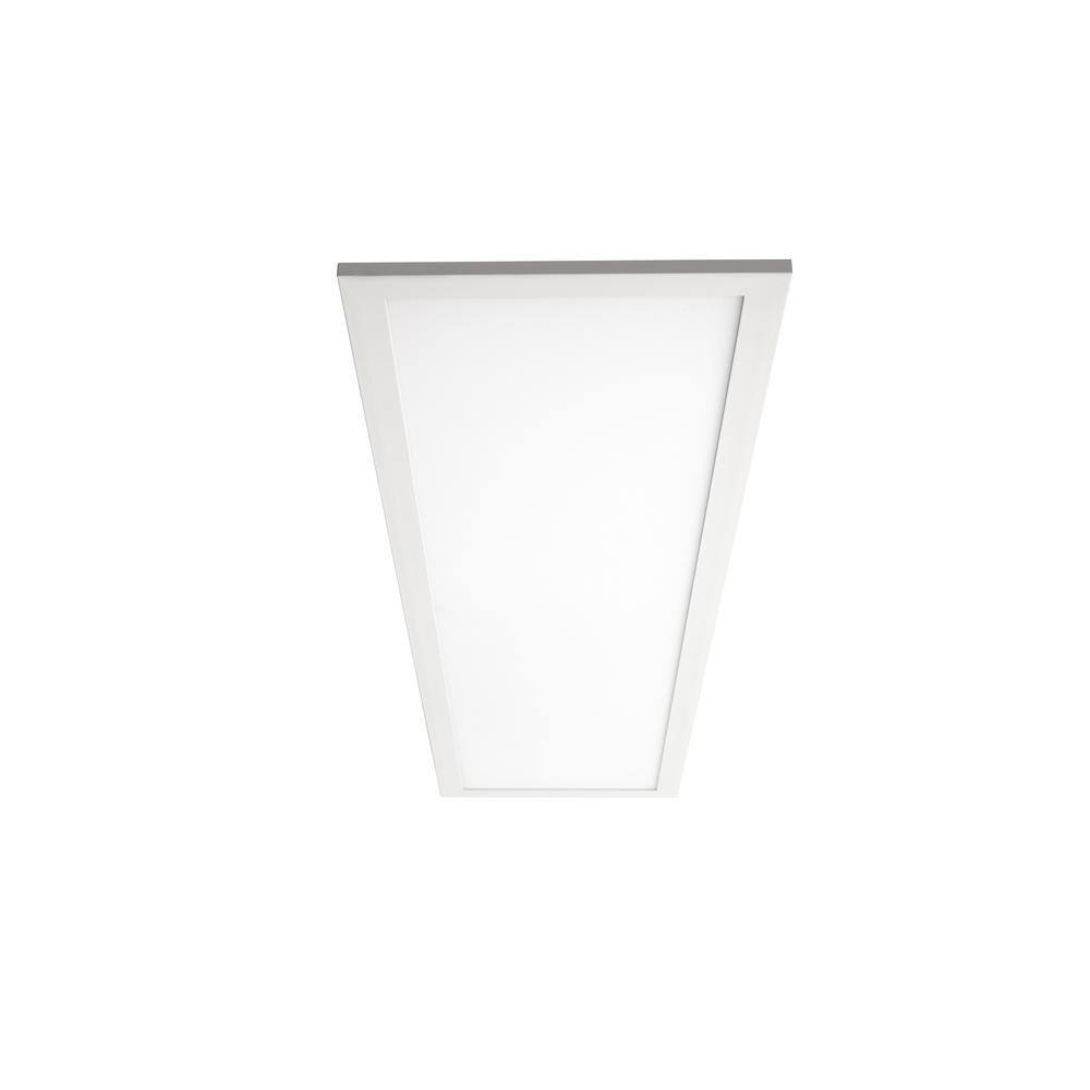 Sylvania 1 ft. x 4 ft. 32-Watt White Integrated LED Edge-Lit Panel Light 3500K CCT with Emergency Battery Backup 74245