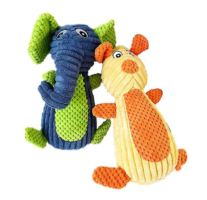 Bite resistant Cute Animal Plush Vocal Toy