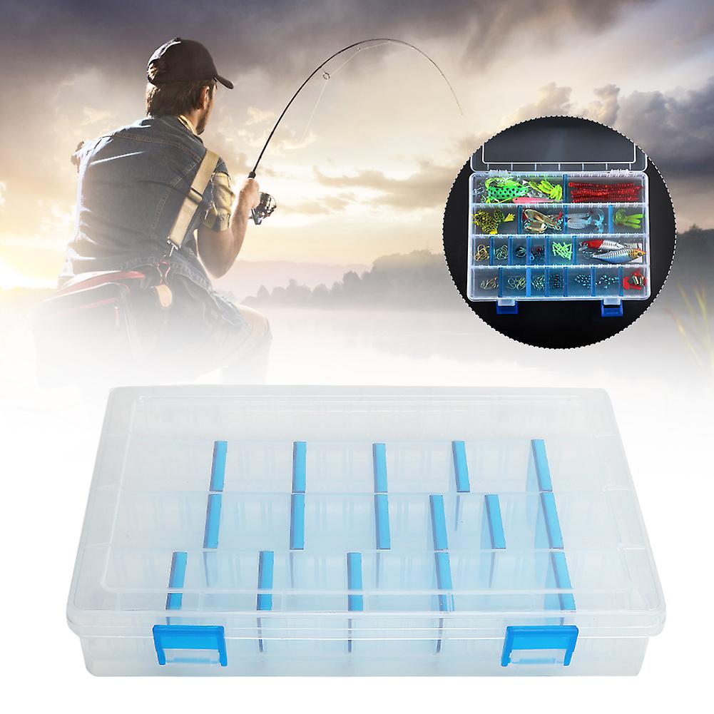 Fishing Tackle Box Detachable Bait Lure Hooks Storage Case Organizer Container