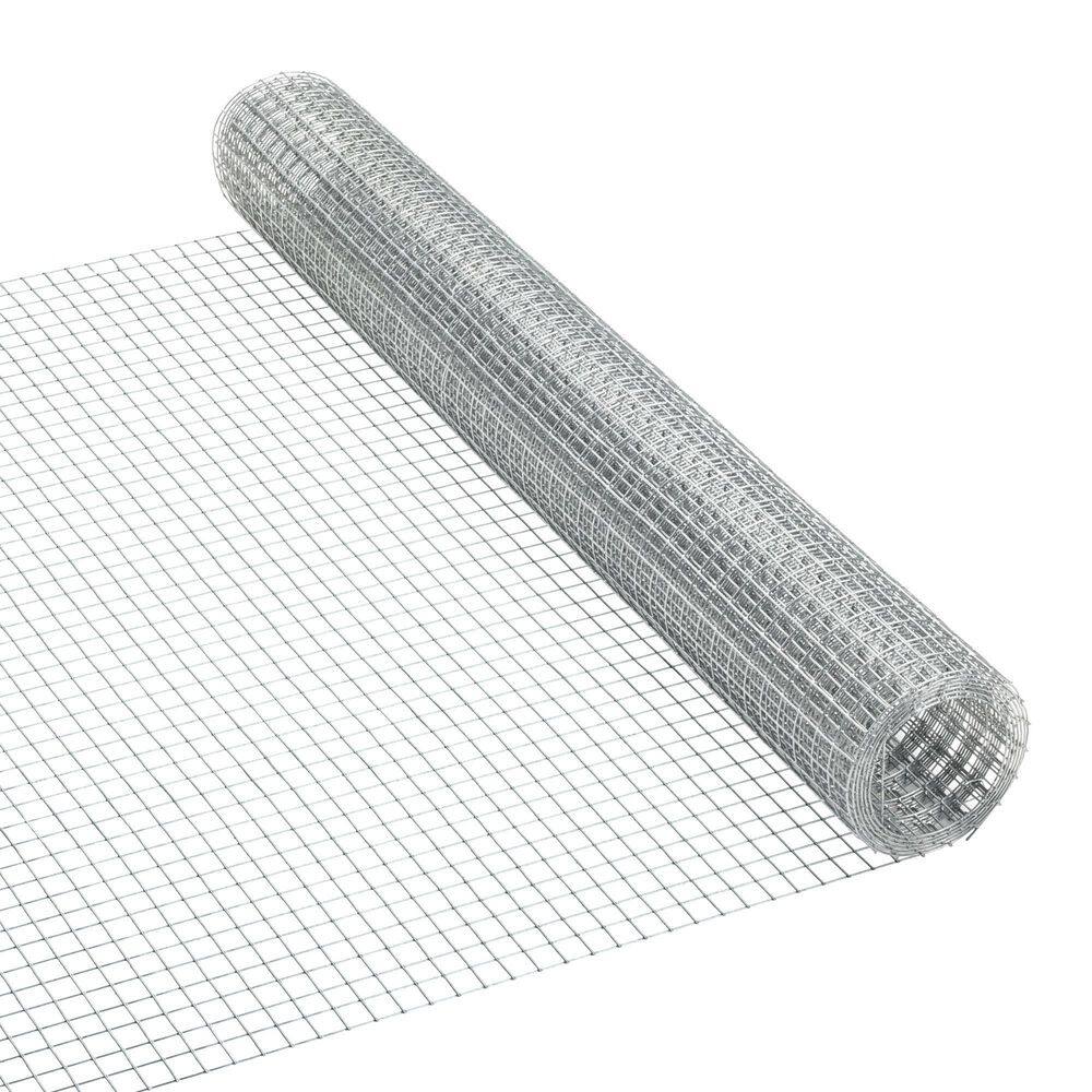 Everbilt 0.07 in. x 3 ft. x 25 ft. 19-Gauge Galvanized Steel Hardware Cloth Fencing with 12 in. Mesh Size 83012