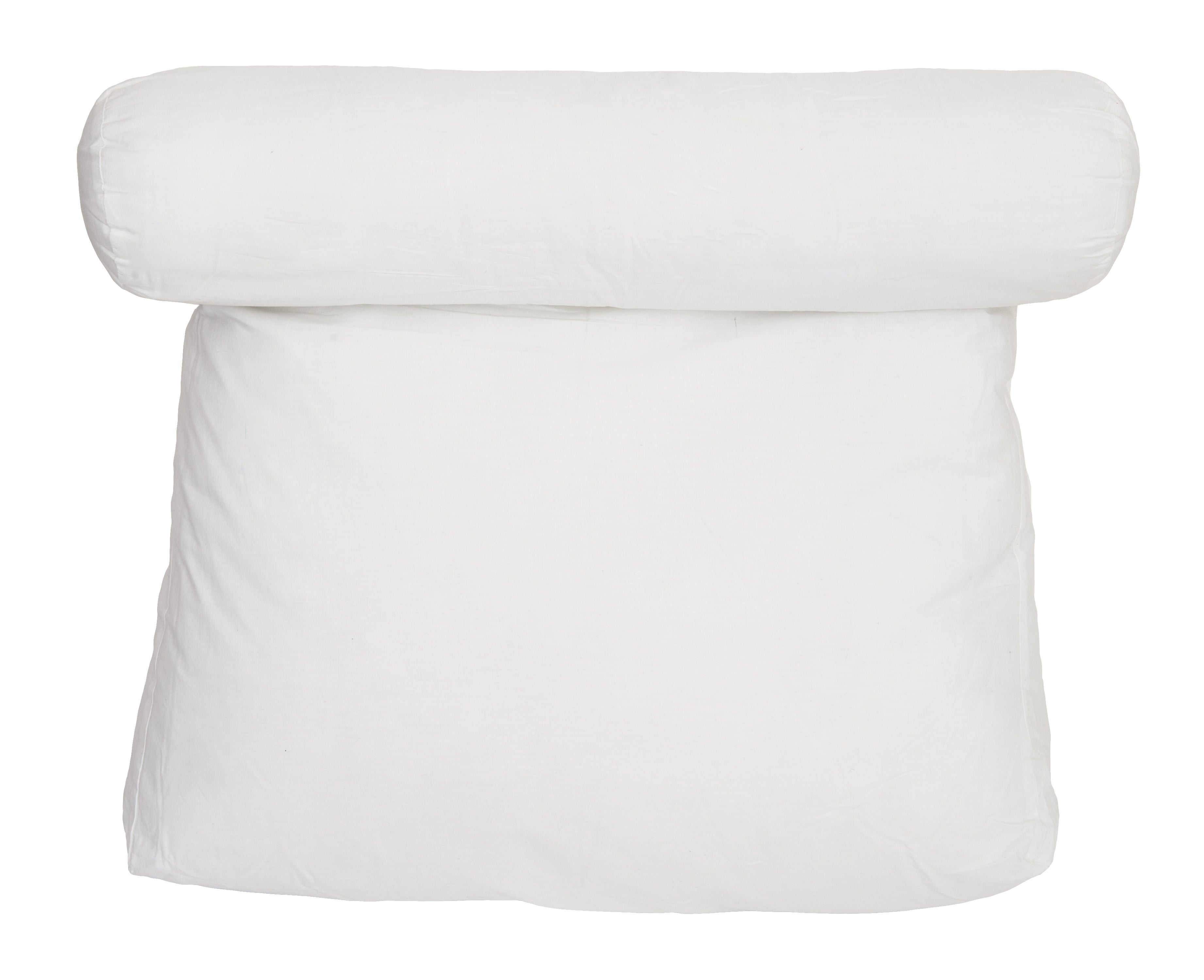 DeluxeComfort Relax In Bed pillow - Best Lounger Support Pillows with Neck Roll for Reading or Bed Rest