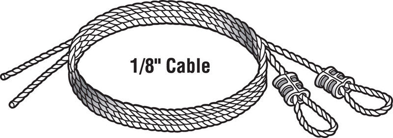 CABLE GARAG 1/8