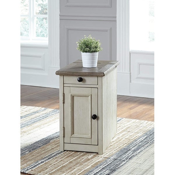 Signature Design by Ashley Chair Side End Table with Outlets/USB Ports