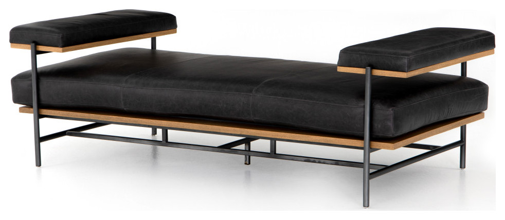 Aliana Chaise Sonoma Black   Modern   Indoor Chaise Lounge Chairs   by Virgil Stanis Design  Houzz