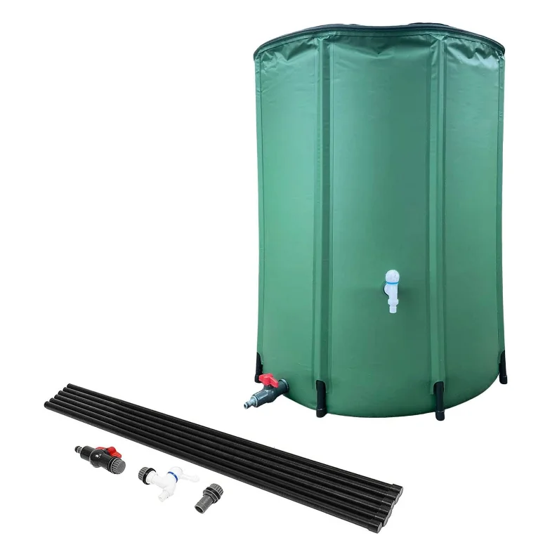 200L 300L 500L 1000L Customized Portable PVC Rain Barrel for Rainwater Collection