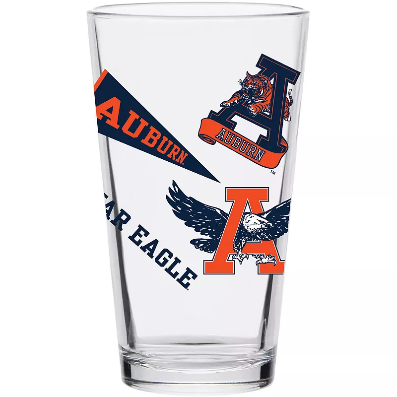 Auburn Tigers 16oz. Medley Vintage Pint Glass