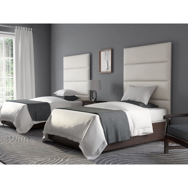 Vant Upholstered Wall Panels (Headboards) Sets of 4， Micro Suede - - 12063235