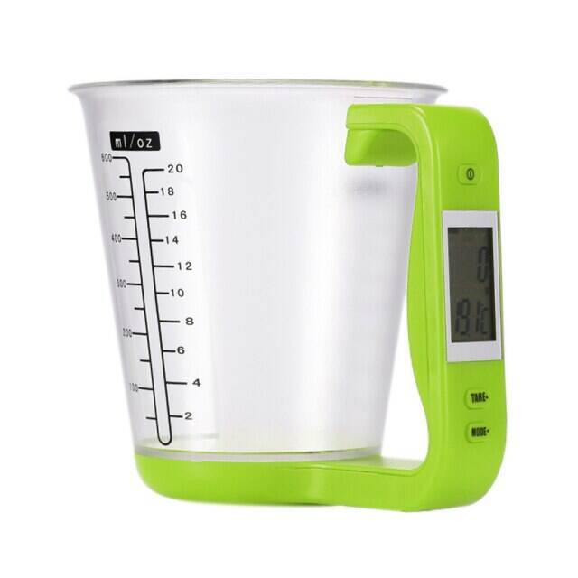 New Electronic Measuring Cup Kitchen Food Water Scales Digital Beaker Measurement Cups Digital Weigh Temperature Measuring Cups