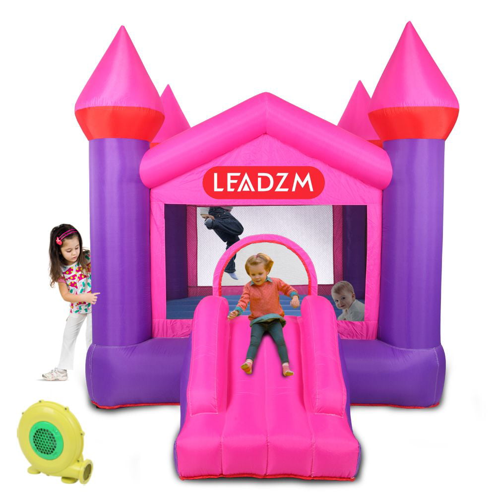 Zimtown Inflatable Bounce Home Child Naughty Castle Small Outdoor Amusement Park Toys with UL Certified Blower