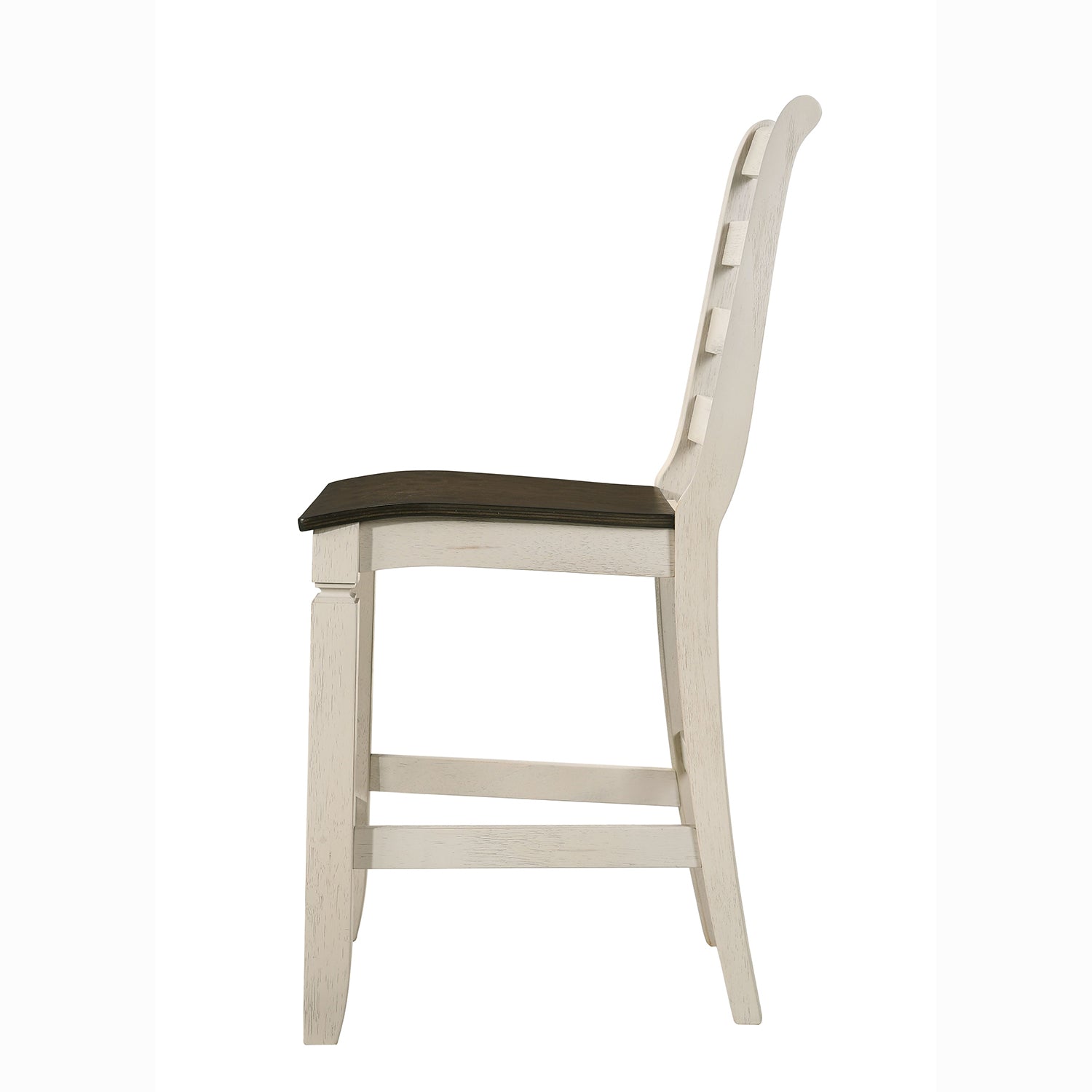 ACME Furniture 77183 Tasnim Wooden Counter Height Dining Chair, Antique White