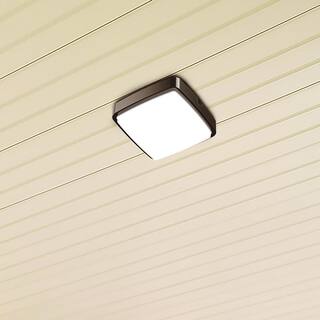 PROBRITE 150W Equivalent Integrated LED Bronze Outdoor CanopyCeiling Light 4000 Lumens 4000K (2-Pack) HELX35-4K-BZ-2PK