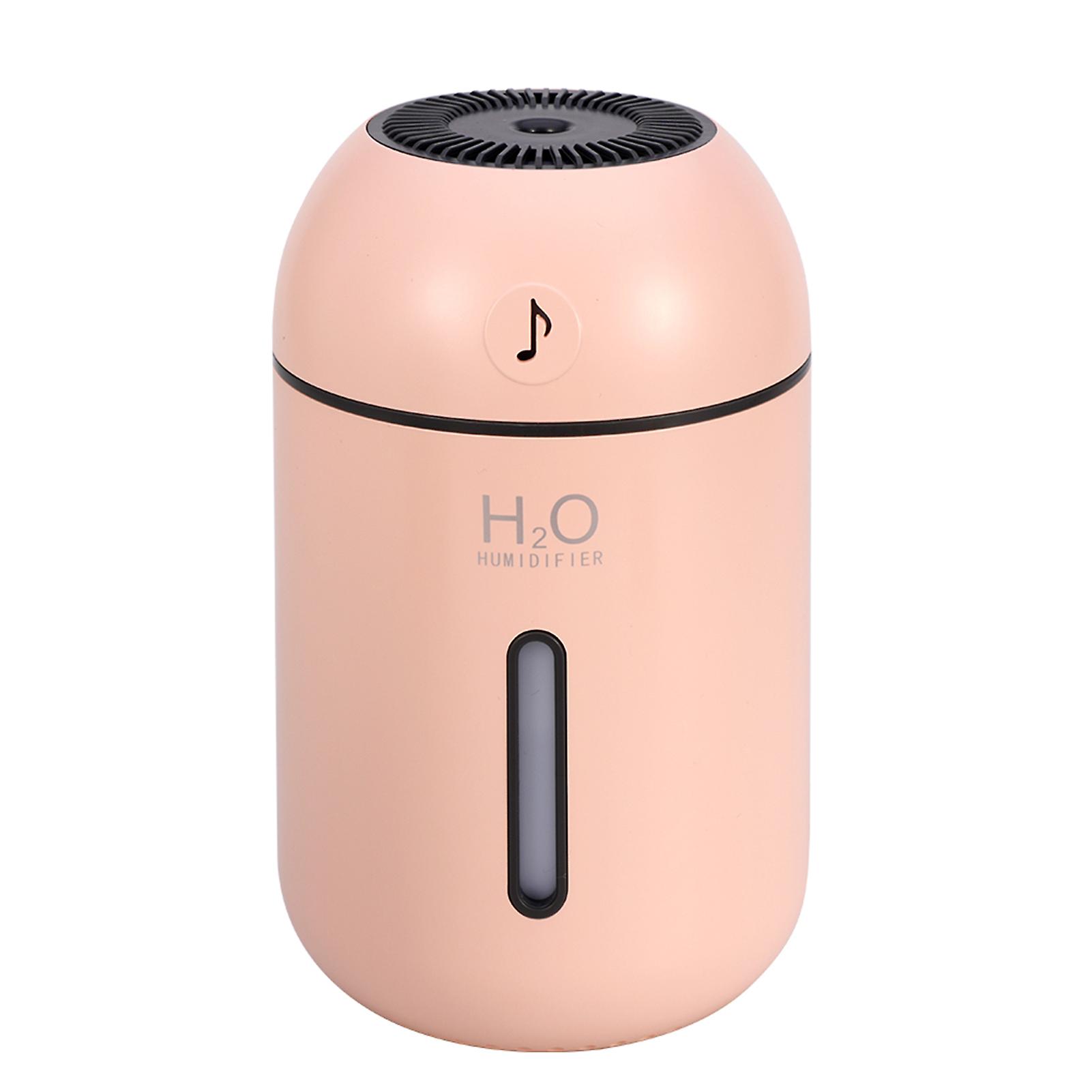 Pink Usb Mini Humidifier Sunset Light Home Use Bedroom Desktop Mute Humidification Air Fresher Night Lamp