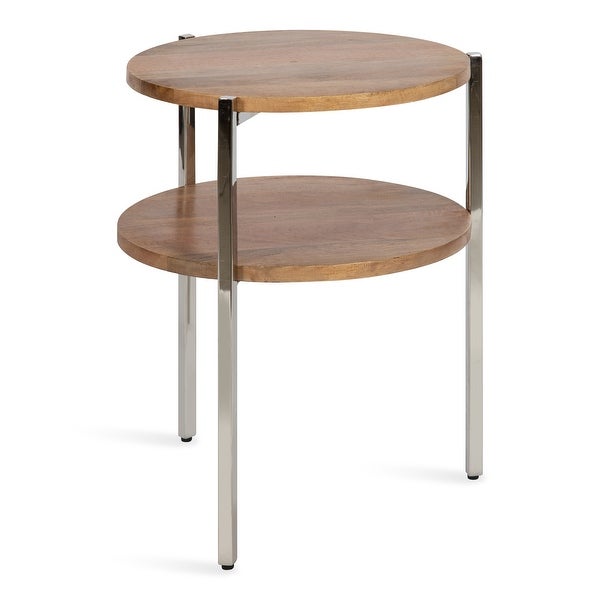 Kate and Laurel Lamaar Round Side Table - 19x19x25