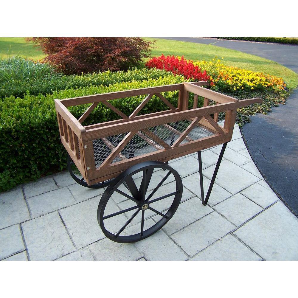 Oakland Living Flower Garden Wagon 92008-BK