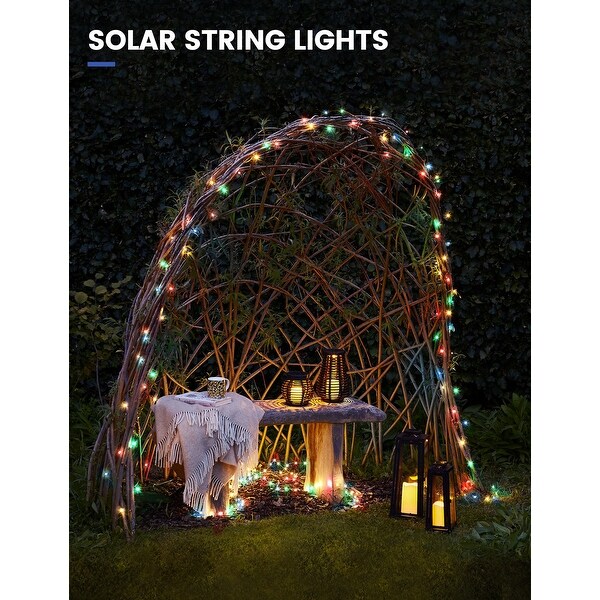 100 Light 33 ft. Indoor/Outdoor  Multicolor Solar Power Integrated LED String Light - 33 ft. Shopping - The Best Deals on String Lights | 41742445